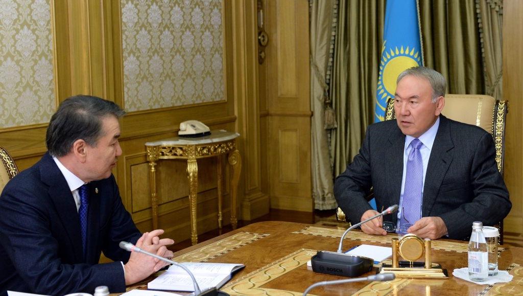 Глава государства Нурсултан Назарбаев принял Председателя Верховного суда Кайрата Мами.