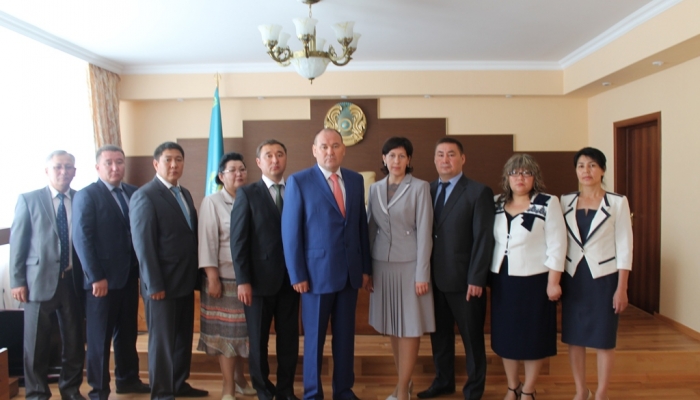 Сегодня в Северо-Казахстанском областном суде состоялось представление вновь назначенного председателя коллегии по гражданским и административным делам, судей областного суда, а также председателей районных и приравненных к ним судов области.