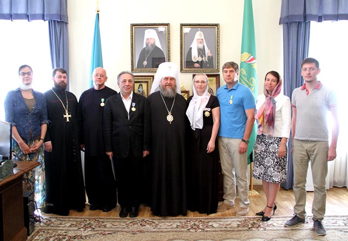 В представительстве Казахстанского Митрополичьего округа в Москве состоялось награждение благотворителей Православной Церкви Казахстана 