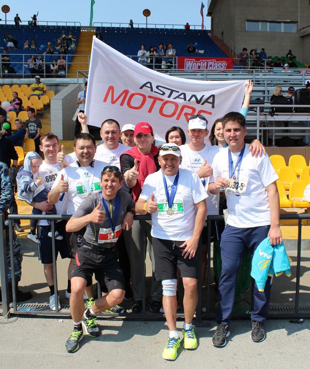 КМК «Астана Моторс» поддерживает благотворительный «Алматы Марафон» с самого начала. 