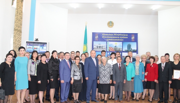 В Северо-Казахстанском областном суде прошло торжественное мероприятие ко Дню Конституции