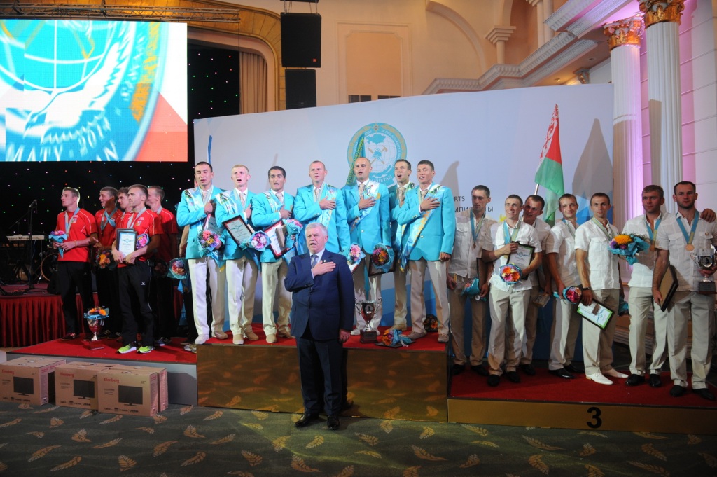 Алматы передал флаг Чемпионата мира по пожарно-спасательному спорту Санкт-Петербург
