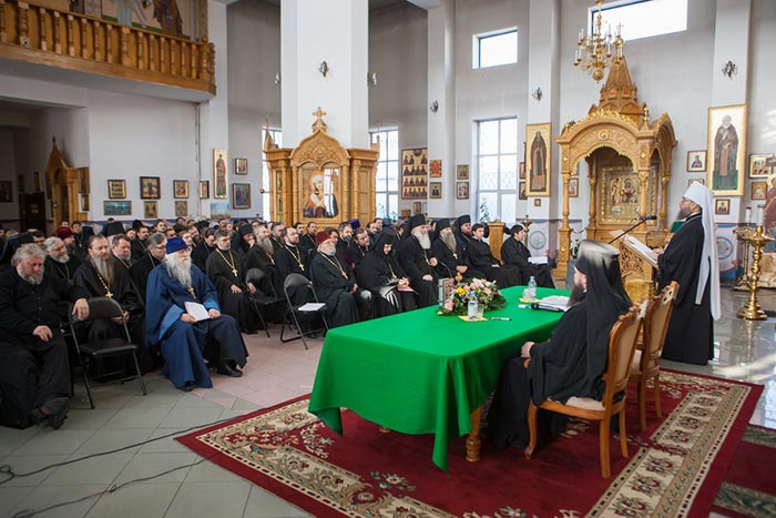 Под председательством митрополита Александра состоялось епархиальное собрание духовенства Астанайской и Алма-Атинской епархии