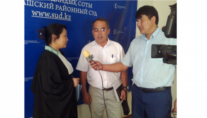Состоялся брифинг по делу бывшего заместителя акима Сарыагашского района